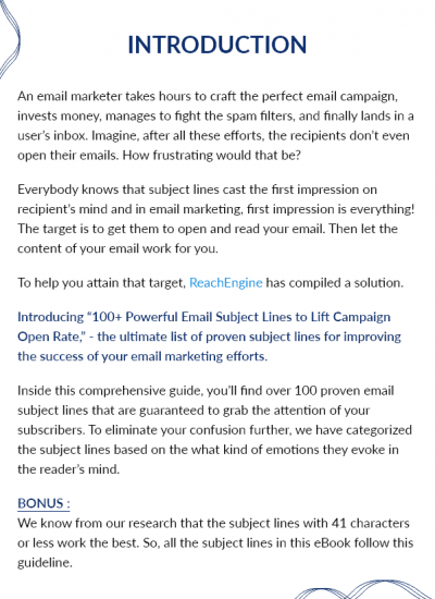 top email subject lines